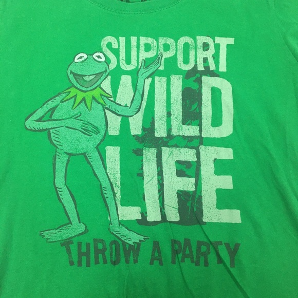 The muppets Kermit the frog green t-shirt XXL - Picture 2 of 8